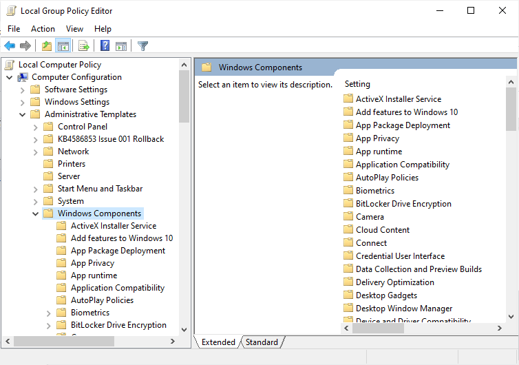 Manage Windows Update Settings via Group Policy Editor Liquid Web